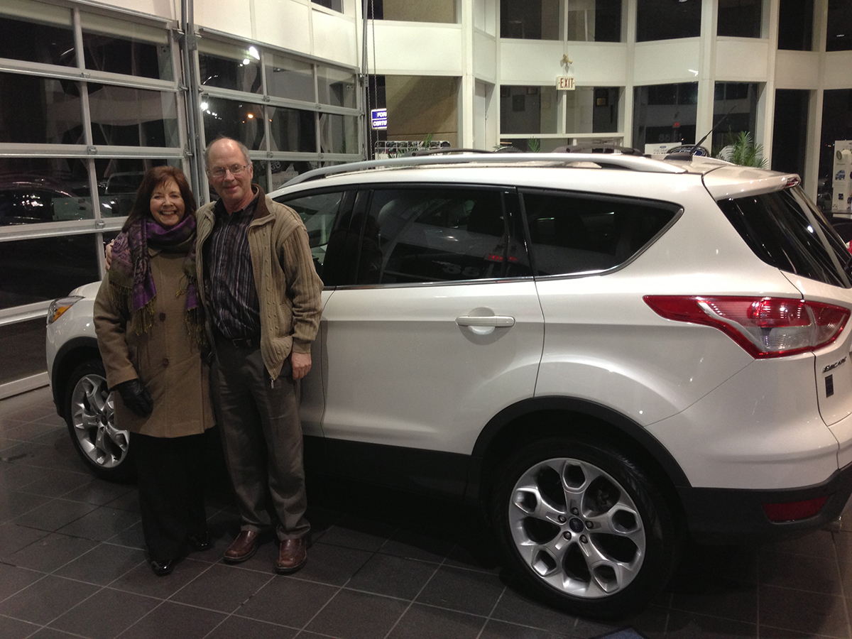 Special thanks to The Vincent's whom kicked off the SPCA Fundraiser by coming in the first day of January to purchase their 2013 Ford Escape